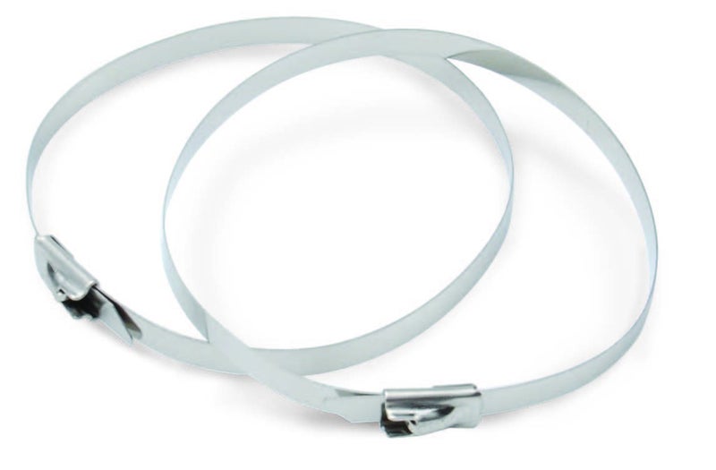 Design Engineering 010201 8" Stainless Steel Locking Ties (Pack of 8) - Image 2